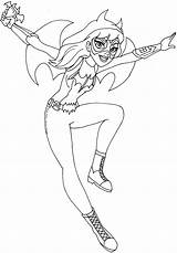 Coloring Pages Batgirl Printable Color Super Getcolorings Girl Superhero sketch template