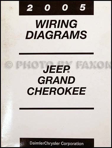jeep grand cherokee wiring diagram manual original