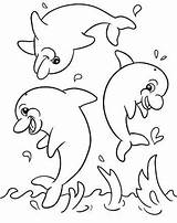 Coloring Pages Dolphin Baby Cute Dolphins Printable Color Kids Football Colouring Sheet Sheets Print Getdrawings Getcolorings Choose Board Vegetables Lion sketch template