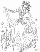 Coloring Pages Fashion 80 80s Woman Printable Popular Supercoloring Books sketch template