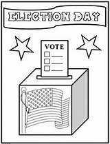 Election Voting Vote Coloringpagesonly Elections Biden sketch template