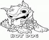 Coloring Dog Pages Skylanders Hot Series1 Giants Fire Online Printable Info sketch template