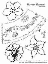 Shavuot Coloring Pages Activities Spring Crafts Torah Kids Activity Flower Color Jewish Happy Printable School Template Cut Cup Craft Preschool sketch template