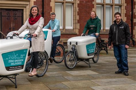 electric cargo bike loan scheme  sustainable deliveries south leeds life