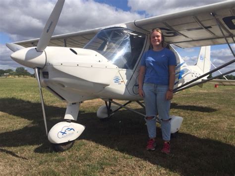 first solo flight for 16 year old eve prior