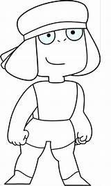 Steven Universe Ruby Coloring Pages Line Peridot Printable Deviantart Template sketch template