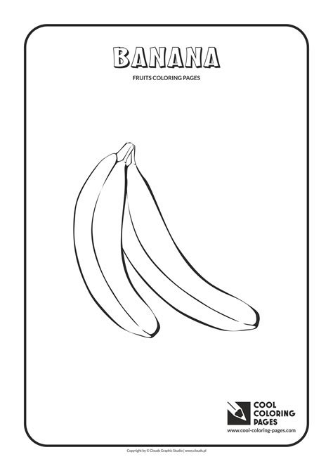 cool coloring pages banana coloring page cool coloring pages