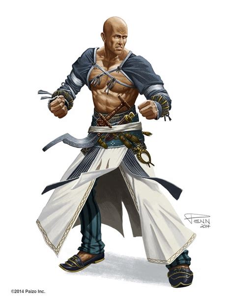 human monk male monk rpg monk