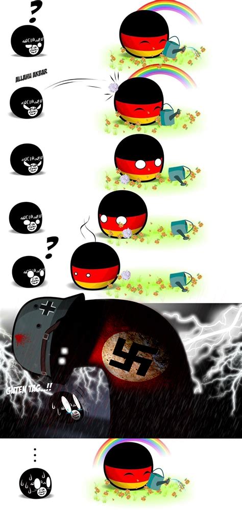 Countryballs Poland And Germany Blaguesml