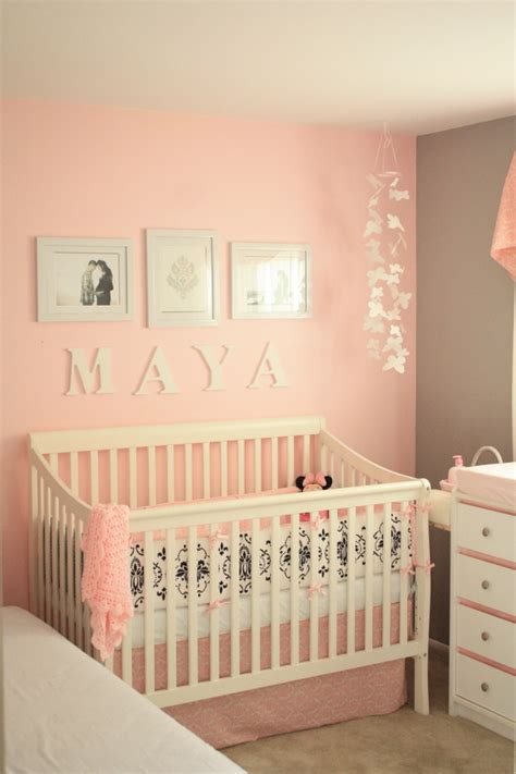 Maya S Pink And Gray Nursery Project Nursery