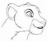 Lioness Coloring Pages Drawing Getdrawings Oc sketch template