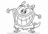 Beast Bunsen Draw Drawing Step sketch template