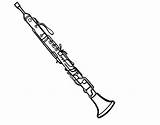 Oboe Template Sketch sketch template