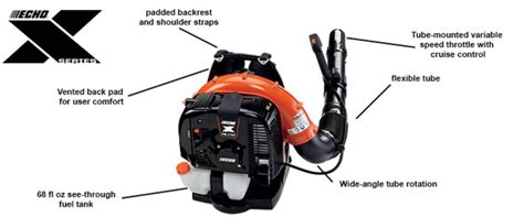 kooy brothers landscape equipment echo pb  high power tube mounted throttle backpack