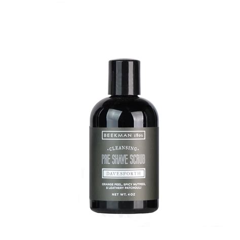 cleansing pre shave scrub beekman