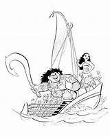 Moana 101coloring sketch template