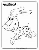 Coloring Pages Word Dog Year Old Phonics Sheets Wordworld Disney Kids Color Printables Colouring Preschool Potatoes Junior Printable Pbs Drawing sketch template