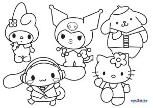 printable  kitty coloring pages  pages