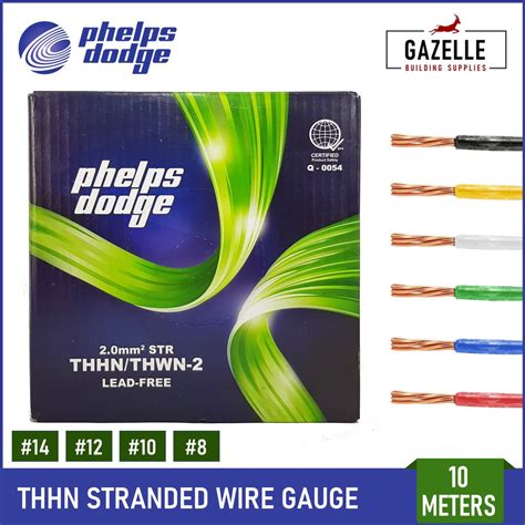 phelps dodge thhnthwn stranded wire  meters  mm  mm mm  mm