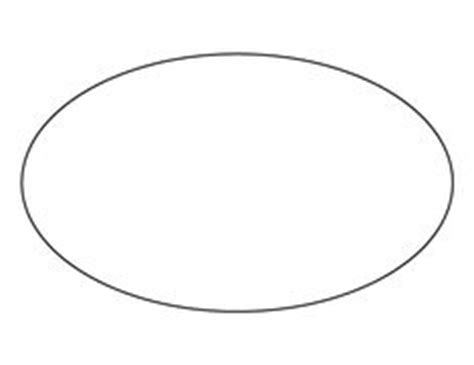 oval templates blank shape templates  printable  templates