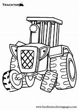 Coloring Pages Printable Tractor Kids Bob Builder Colouring sketch template
