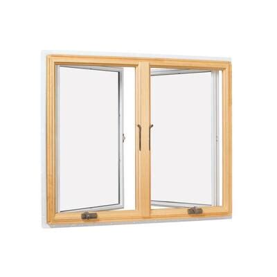 andersen  series casement wood window white        cn lr  home depot