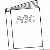 Book Abc Coloring Cover School Drawing Books Printable 100th Back Alphabet Getdrawings Bigactivities Printablee sketch template