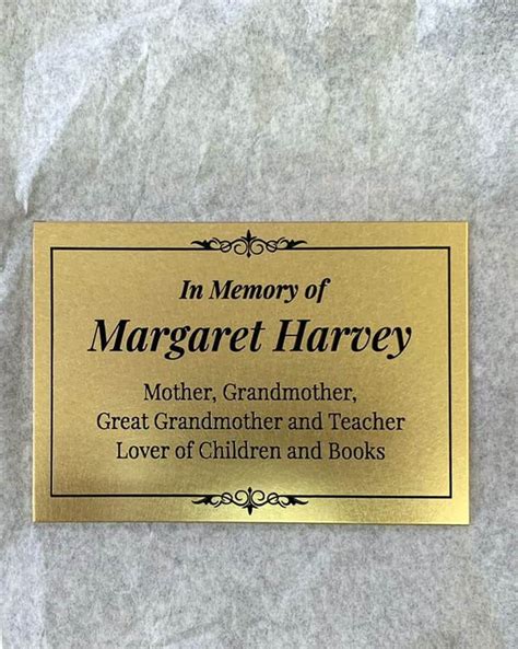 loving memory plaques preserving memory legacy plaque direct