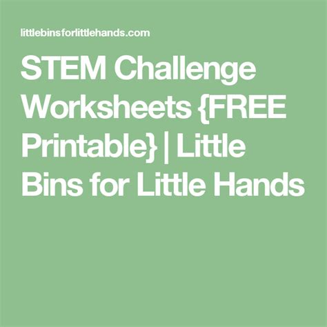 stem worksheets  printables worksheets   printable
