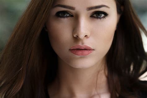 Hintergrundbilder Gesicht Frau Modell Porträt Lange Haare