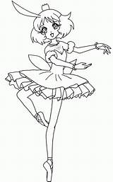 Coloring Princess Anime Tutu Pages Printable Color Animation Drawing Ballet Elfkena Games Line Deviantart Getcolorings Library Clipart Print Sailor Moon sketch template