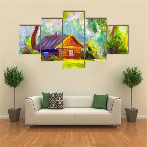 wooden house canvas wall art   wall canvas canvas home canvas wall art
