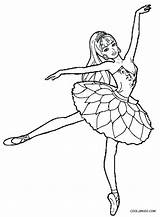 Coloring Pages Ballerina Fairy Barbie Getcolorings Secre sketch template