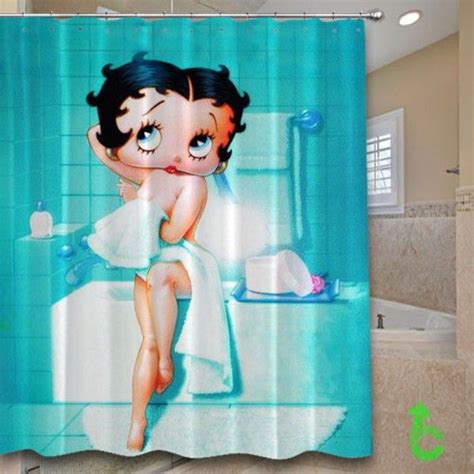 Cheap Betty Boop Take A Bath Shower Curtain