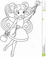 Coloring Fairy Pages Tooth Print Getcolorings sketch template