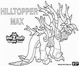 Invizimals Shadow Zone Hilltopper Coloring Pages Hydra Oncoloring sketch template
