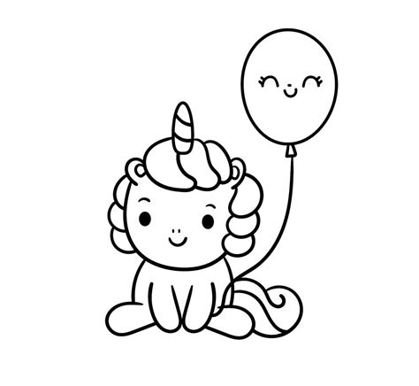 happy birthday unicorn coloring pages