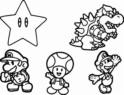 super mario characters coloring pages  getcoloringscom