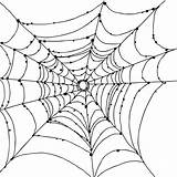 Spider Web Coloring Pages Kids Printable sketch template