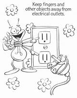 Electricity Coloring Pages Save Energy Printable Colouring Kids Getdrawings Getcolorings Color Drawing sketch template