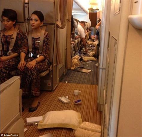 singapore airlines passengers left surrounded by chaotic in flight mess