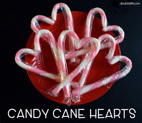 Candy Cane Hearts Christmas Party Favor A Bubbly Life