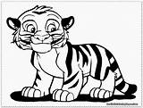 Tiger Bengal Coloring Pages Getcolorings Color Extremely sketch template