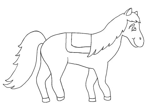 horse coloring page   horse coloring page png images