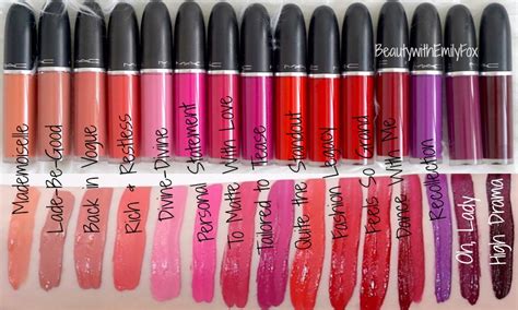 Beautywithemilyfox Mac Retro Matte Liquid Lipstick