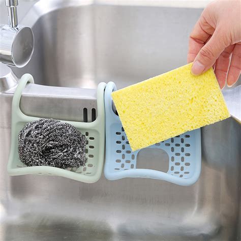 Sink Sponge Holder Kitchen Sponge Cleaning Brush Drain