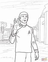 Trek Star Coloring Spock Pages Printable Series Book Animated Supercoloring Dot Drawing Getdrawings Categories sketch template