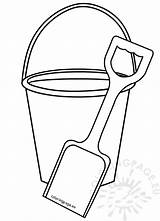 Shovel Coloring Pail Getcolorings Printable Toys sketch template