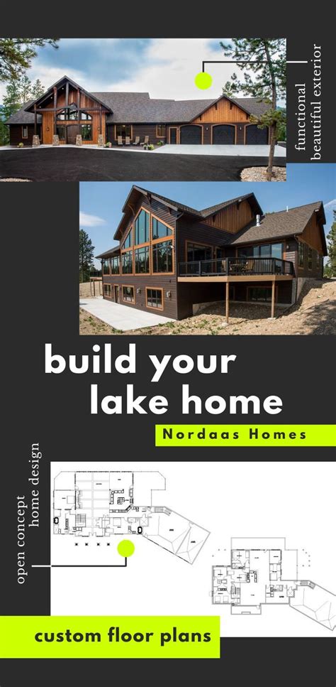 dreaming  living   rustic lake house   open concept floor plan design  design