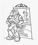 Coloring Toy Story Buzz Pages Lightyear sketch template
